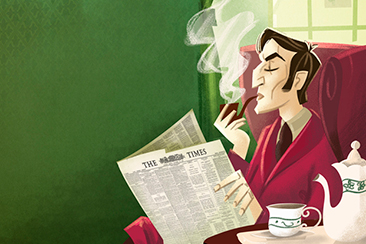 Sherlock Holmes illustration thumb