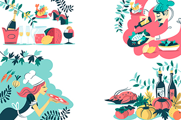 Restaurant illustration thumb